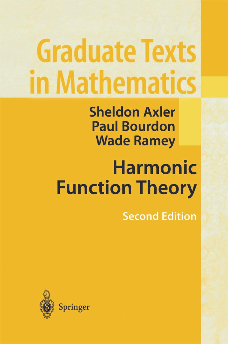 Harmonic Function Theory (Graduate Texts in Mathematics, 137)