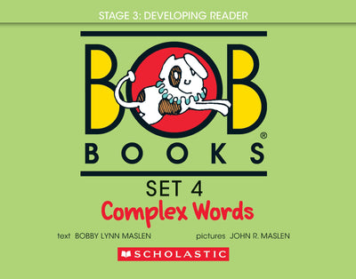 Bob Books - Complex Words Hardcover Bind-Up  Phonics, Ages 4 and up, Kindergarten, First Grade (Stage 3: Developing Reader)