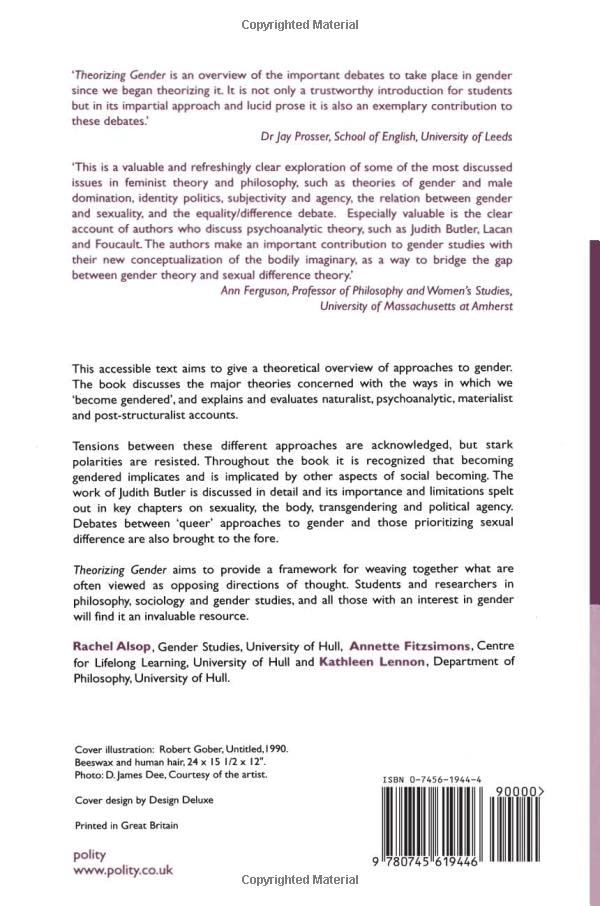Theorizing Gender: An Introduction