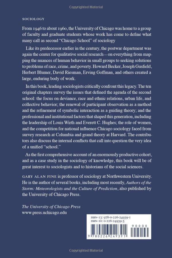 A Second Chicago School?: The Development of a Postwar American Sociology