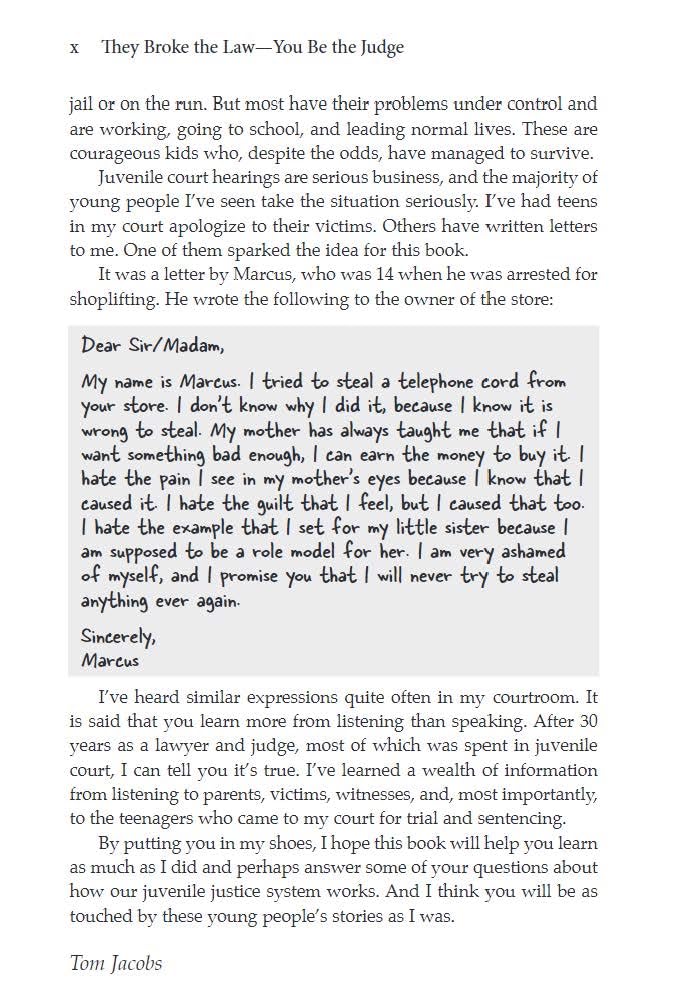 They Broke the Law-You Be the Judge: True Cases of Teen Crime (Teens and the Law)