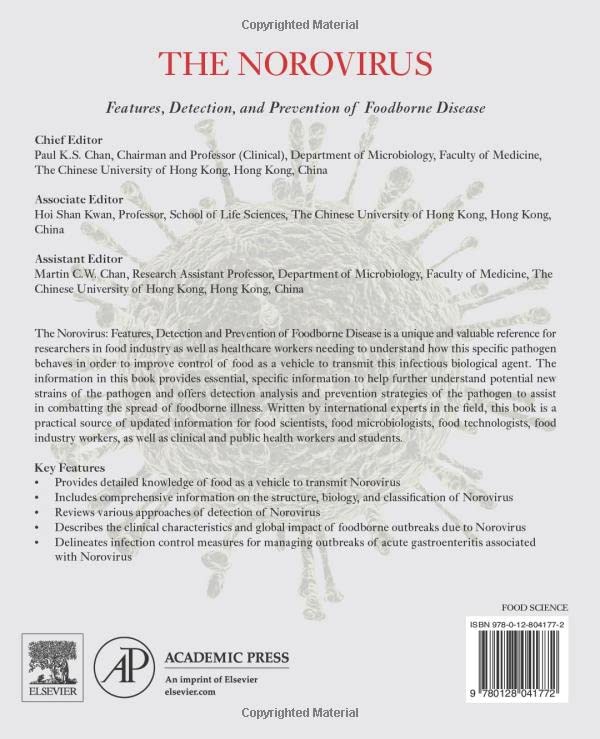 The Norovirus: Features, Detection, and Prevention of Foodborne Disease