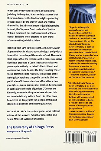 The Most Activist Supreme Court in History: The Road to Modern Judicial Conservatism
