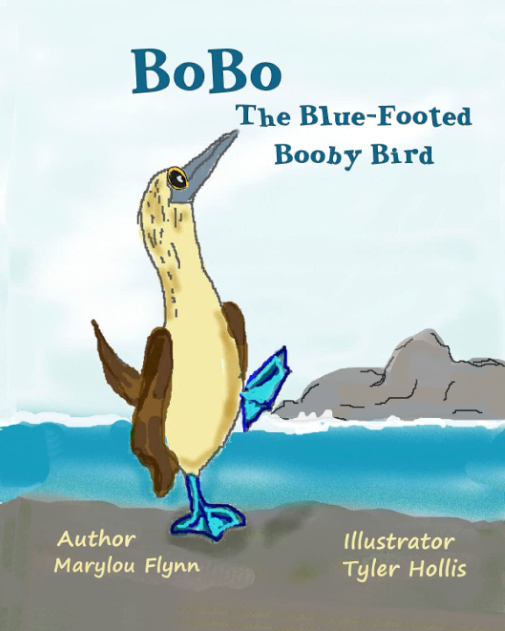 BoBo the Blue-Footed Booby Bird