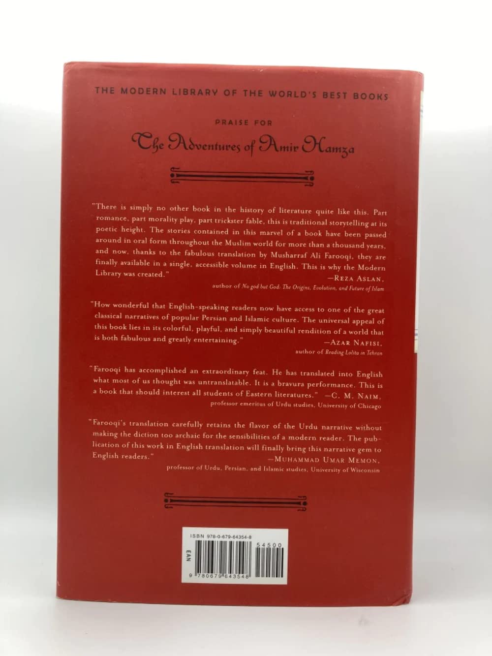 The Adventures of Amir Hamza (Modern Library) by Lakhnavi, G