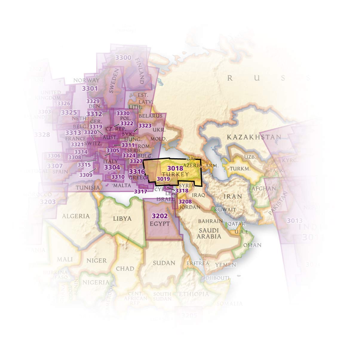 Trkiye (Turkey) Map (National Geographic Adventure Map, 3018)