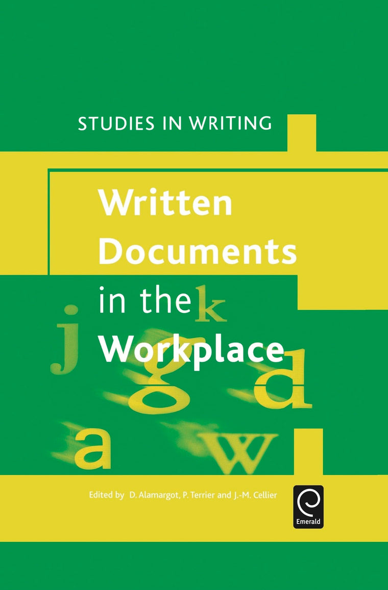 Written Documents in the Workplace (Studies in Writing)