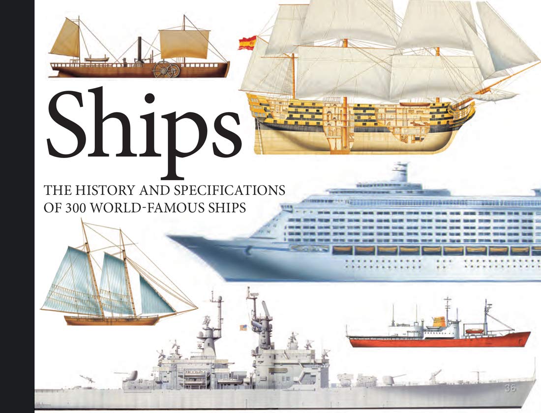 Ships: The History and Specifications of 300 World-Famous Ships (Mini Landscape)