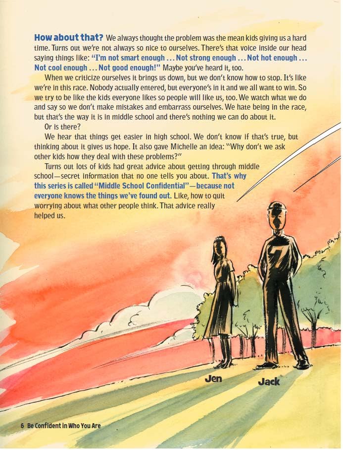 Be Confident in Who You Are (Middle School Confidential Series)