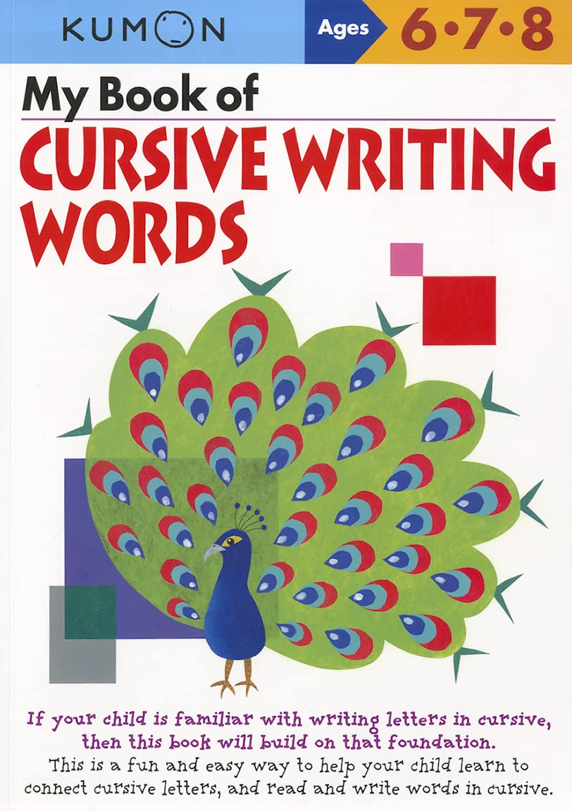 My Book Of Cursive: Writing Words (Cursive Writing Workbooks)