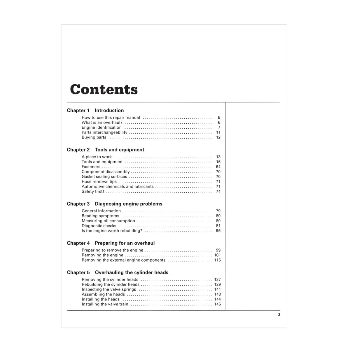 Ford Engine Overhaul Haynes TECHBOOK