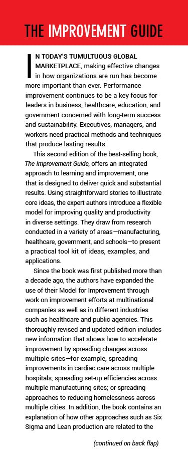 The Improvement Guide: A Practical Approach to Enhancing Org
