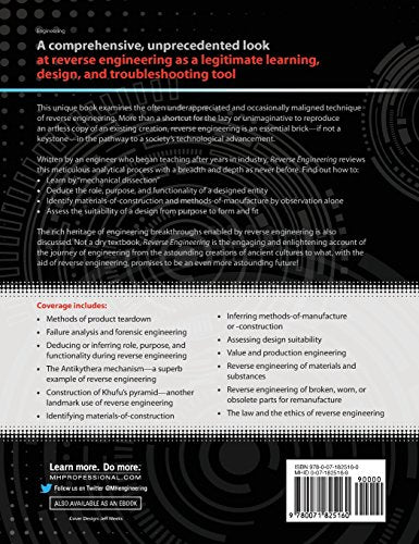 Reverse Engineering: Mechanisms, Structures, Systems & Materials