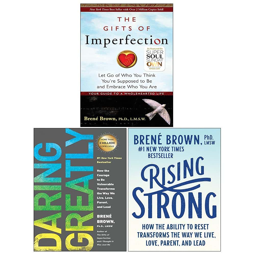 Brené Brown Collection 3 Books Set (Rising Strong,Daring Greatly,The Gifts of Imperfection)