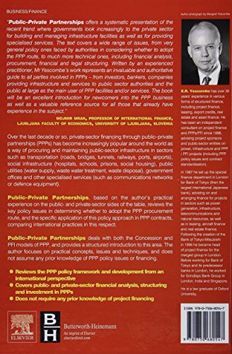 Public-Private Partnerships: Principles of Policy and Finance