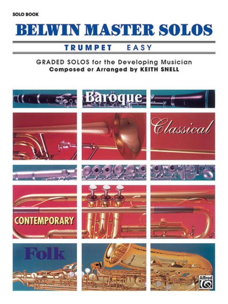 Belwin Master Solos (Trumpet), Vol 1: Easy (Belwin Master Solos, Vol 1)