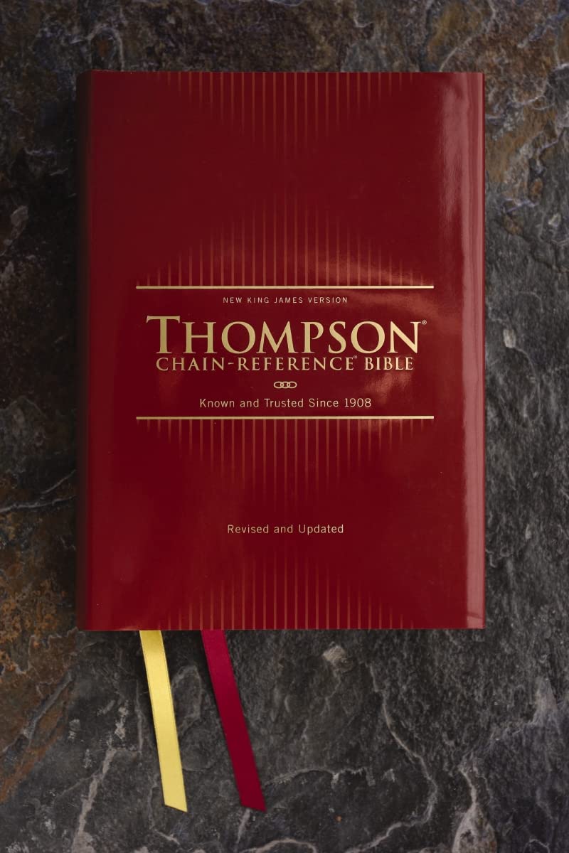 NKJV, Thompson Chain-Reference Bible, Hardcover, Red Letter, Comfort Print