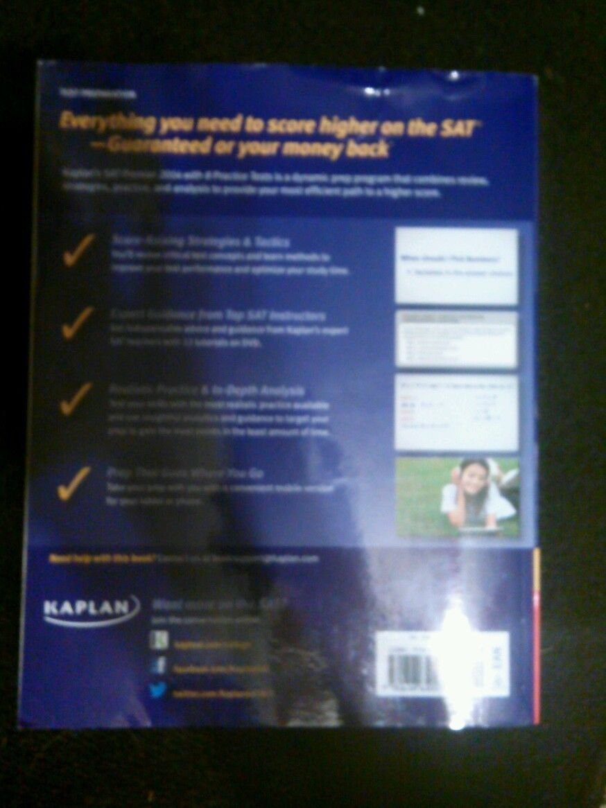 Kaplan SAT Premier 2014 with 8 Practice Tests: book + online + DVD + mobile