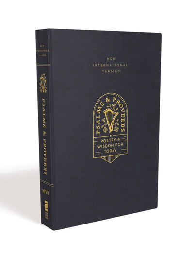 NIV, Psalms and Proverbs, Leathersoft over Board, Navy, Comf