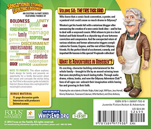The Ties That Bind (Adventures in Odyssey) — back cover
