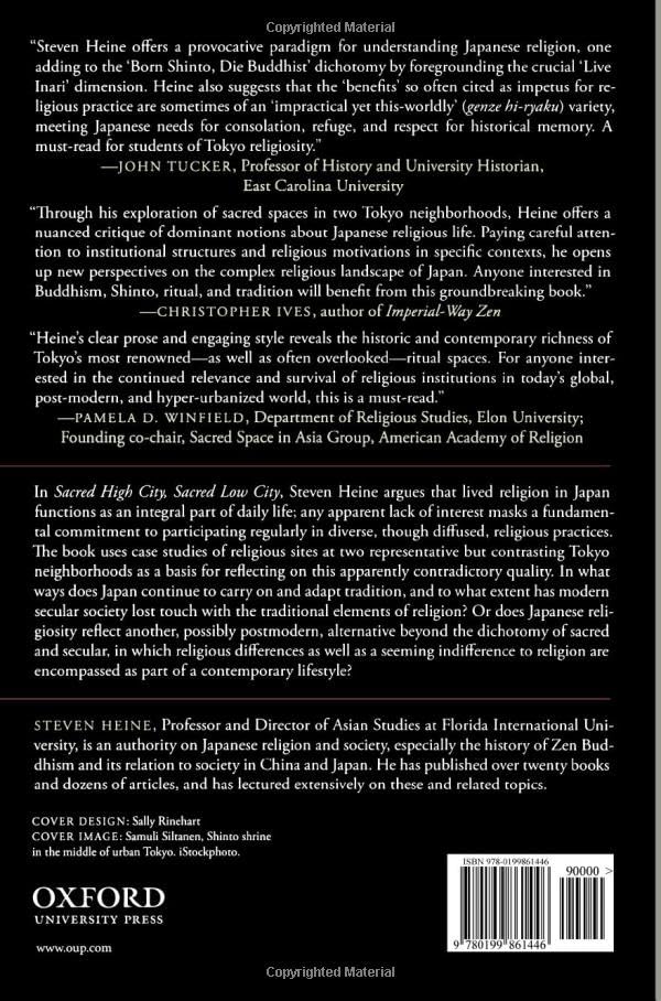 Sacred High City, Sacred Low City: A Tale of Religious Sites in Two Tokyo Neighborhoods