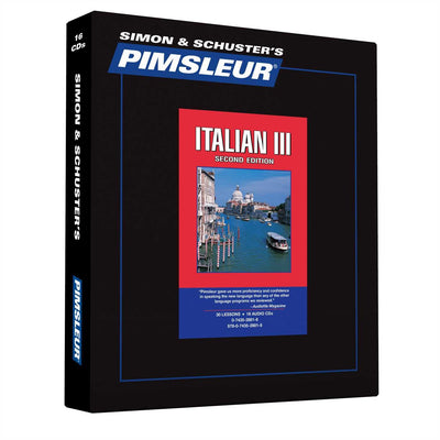 Pimsleur Italian Level 3 CD: Learn to Speak and Understand Italian with Pimsleur Language Programs (3) (Comprehensive)
