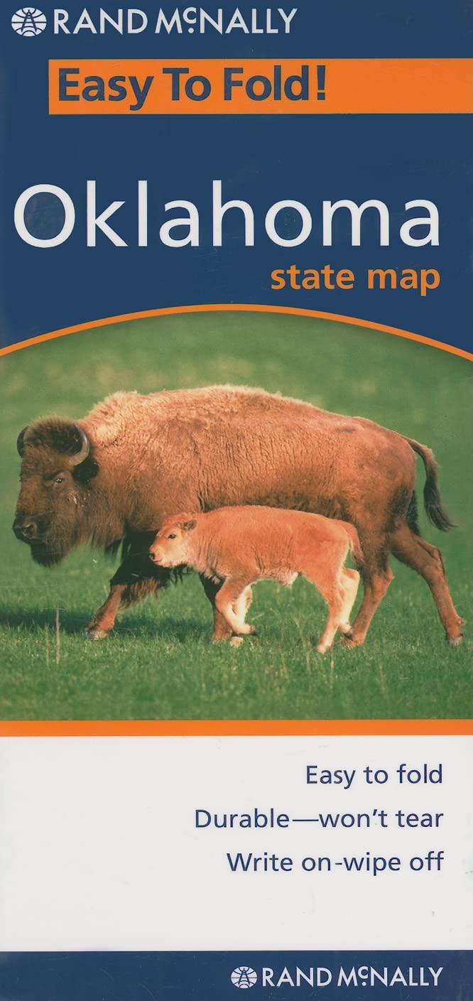Rand Mcnally Oklahoma State Map