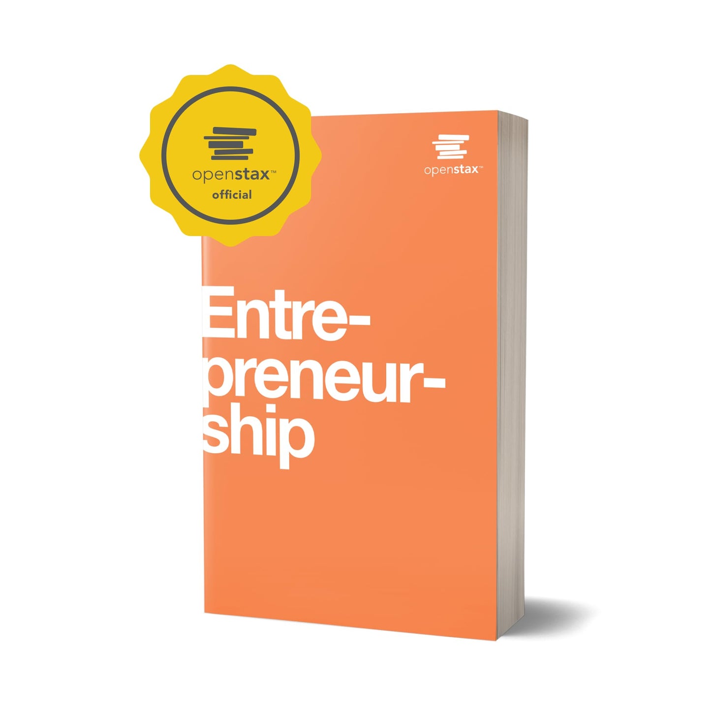 Entrepreneurship by OpenStax (paperback version, B&W)