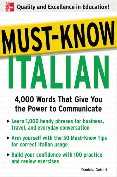 Must-Know Italian: 4,000 Words That Give You the Power to Communicate