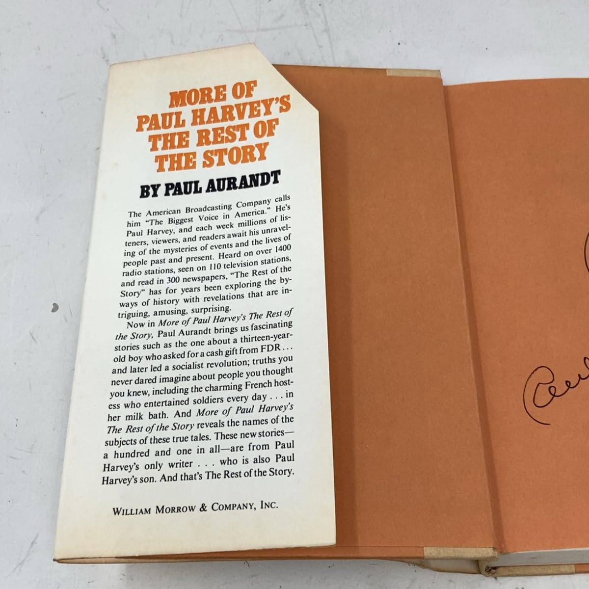 More of Paul Harvey's The Rest of the Story