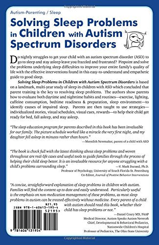 Solving Sleep Problems in Children With Autism Spectrum Disorders: A Guide for Frazzled Families