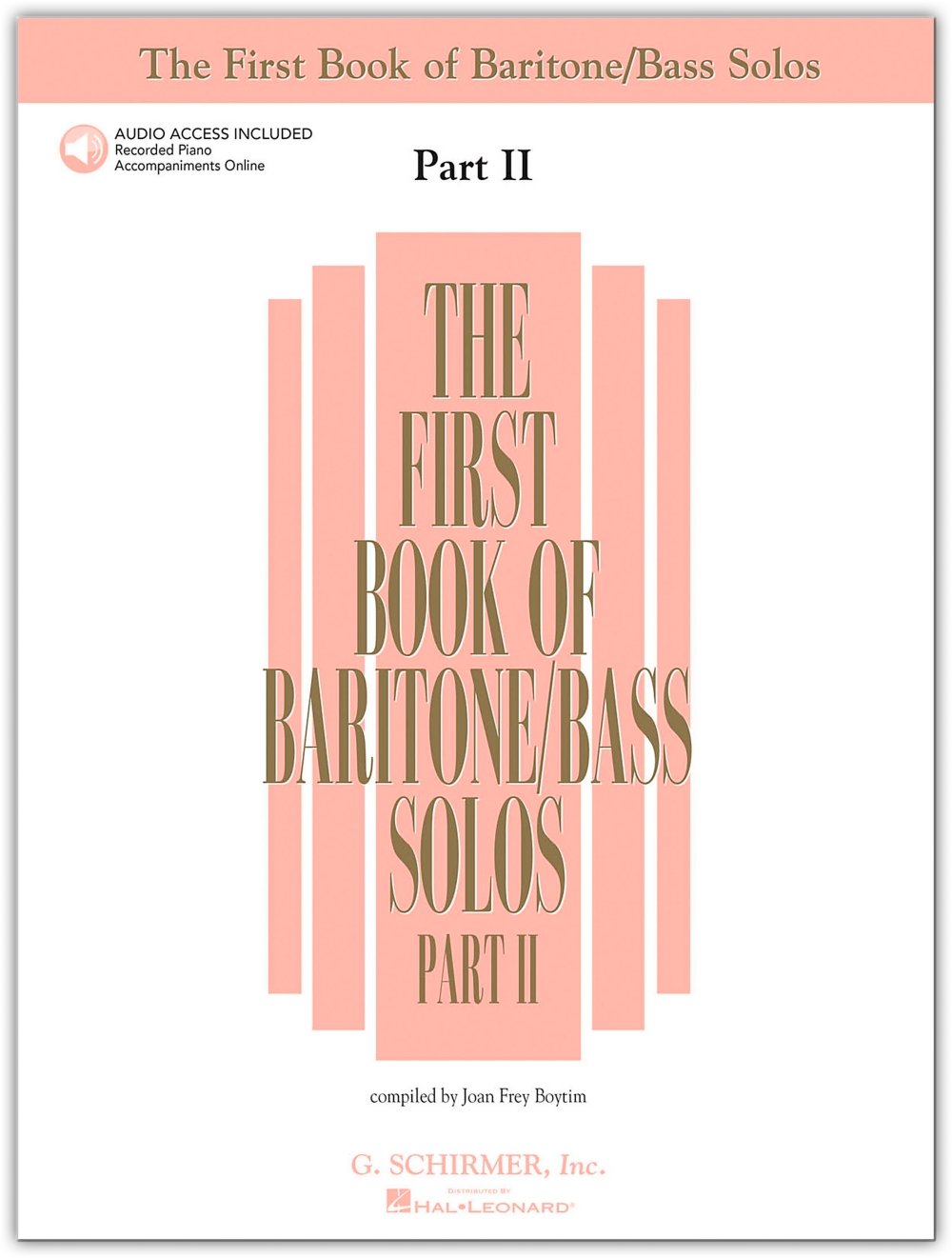 The First Book of Baritone/Bass Solos - Part II: Book/Online