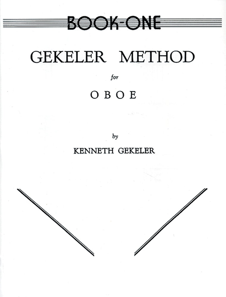 Gekeler Method for Oboe, Bk 1
