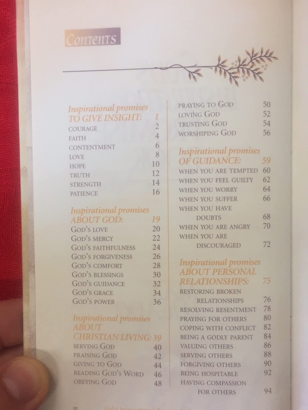 Gods Inspirational Promise Book