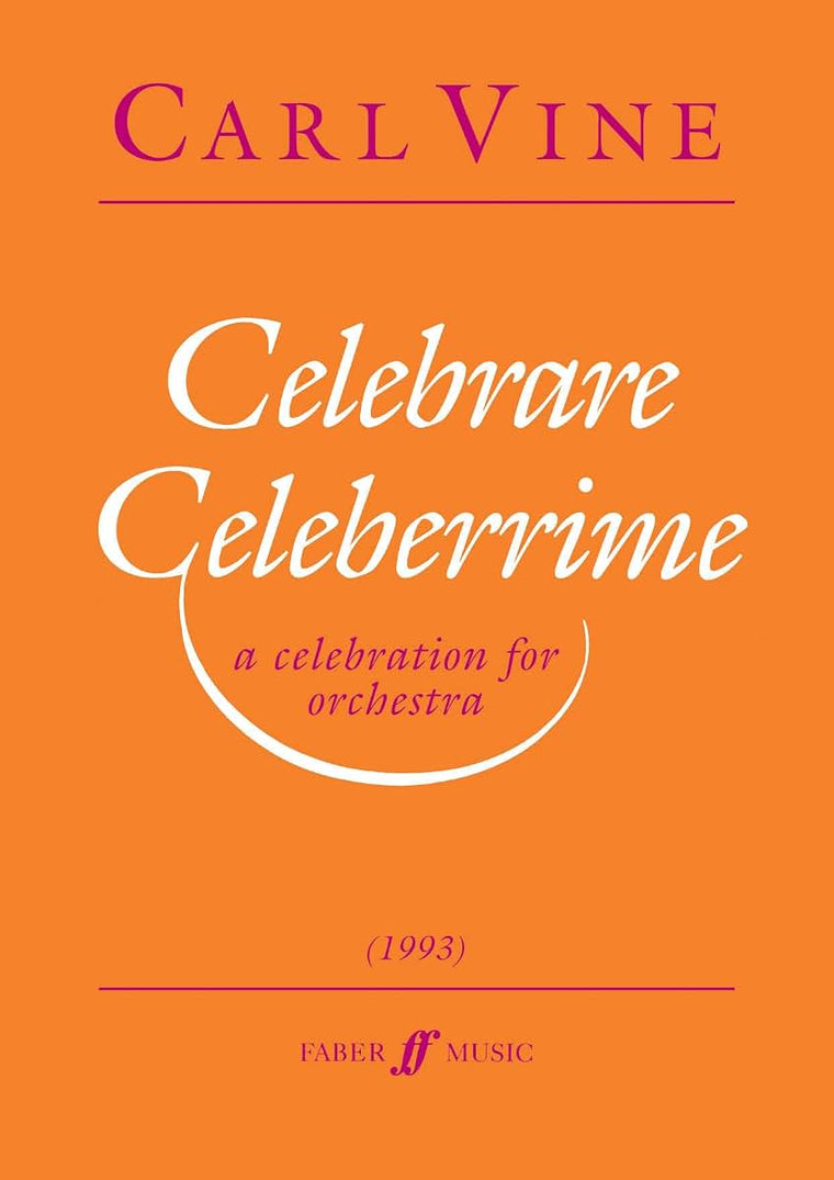 Celebrare Celeberrime: Score (Faber Edition)