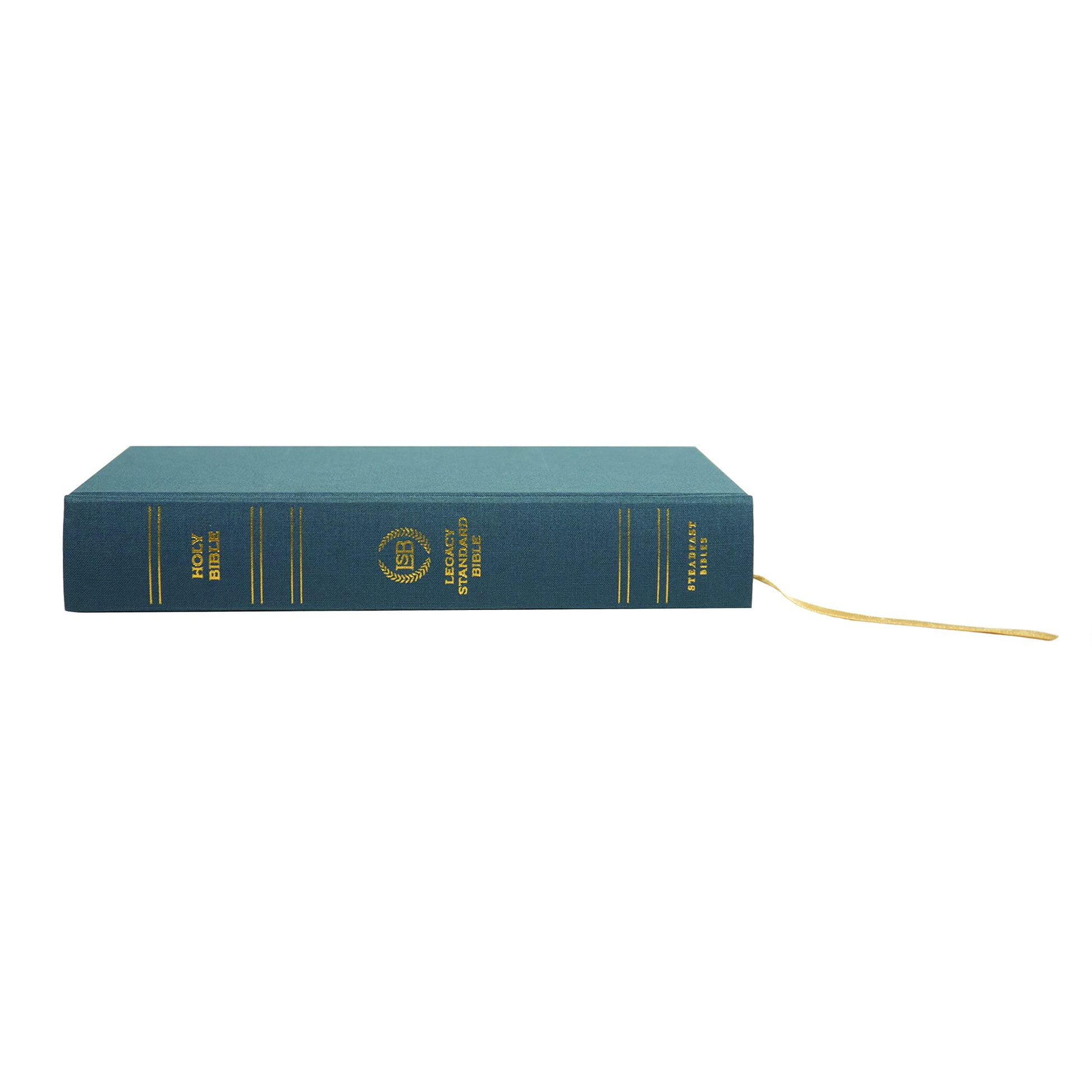 LSB Holy Bible, Handy Size, Blue-Gray Linen Hardcover: Legacy Standard Bible in a Single-Column, Red Letter Format