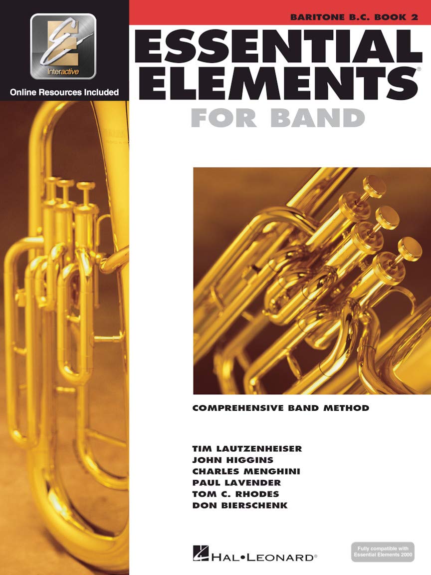 Essential Elements for Band - Book 2 with EEi  Baritone B.C.  Concert Band Method with Online Audio