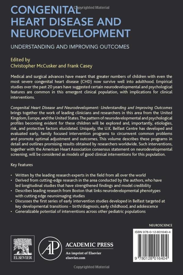 Congenital Heart Disease and Neurodevelopment: Understanding and Improving Outcomes