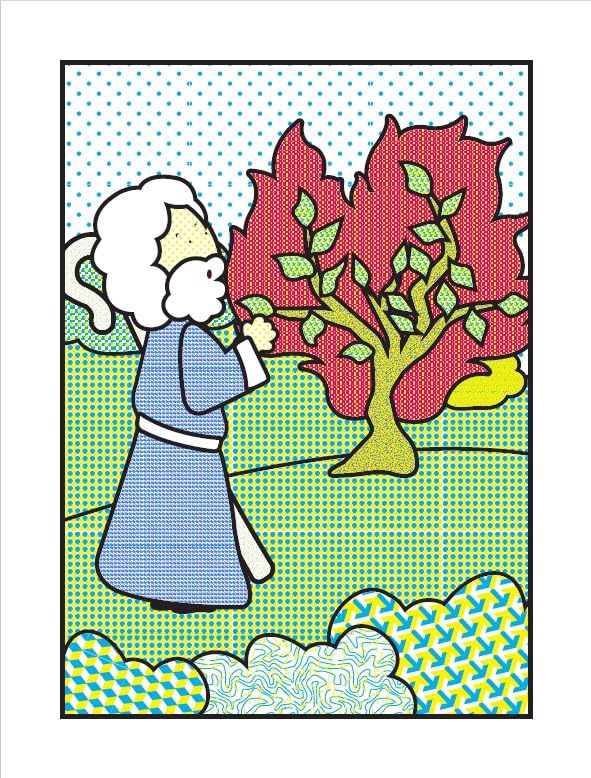 From the Holy Bible Paint with Water Children's Spiritual Coloring Activity Book