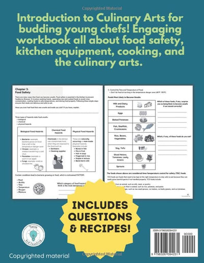 Culinary Arts Curriculum Workbook for Teens and Homeschool Culinary Arts: Culinary Arts for Kids and Teens (Tween Life Skills Books, Life Skills and Adulting for Teens and Tweens)