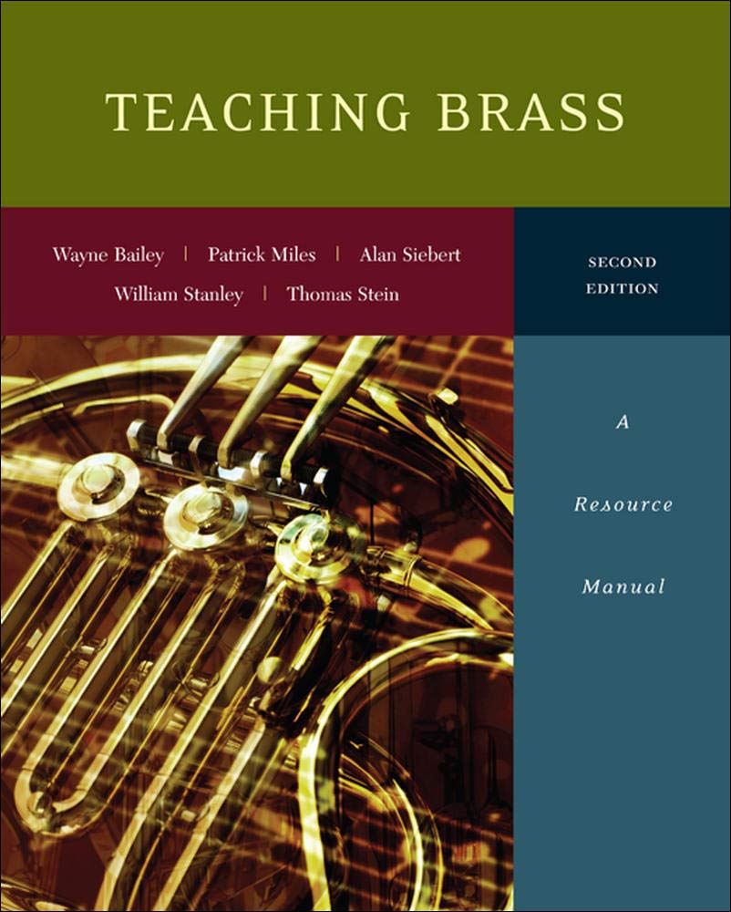 Teaching Brass: A Resource Manual by Bailey, Wayne