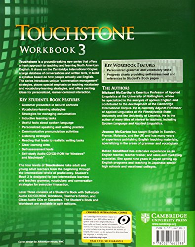Touchstone, Level 3: Workbook — back cover