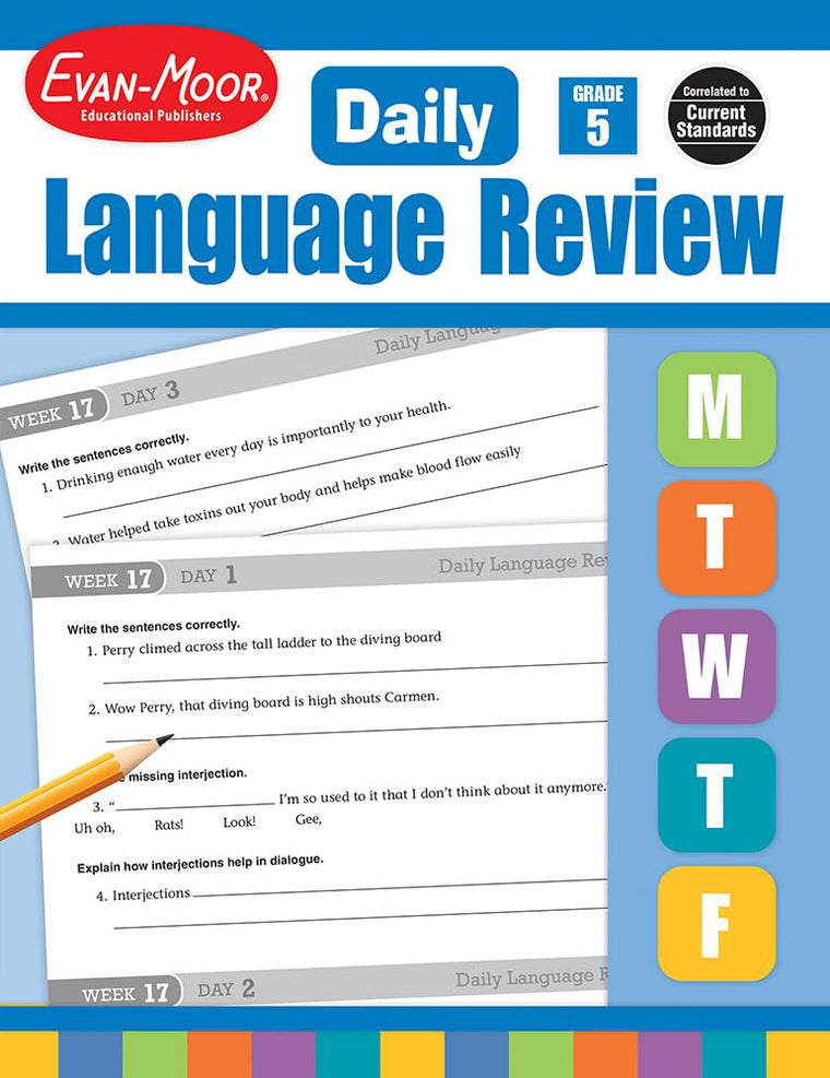 Evan Moor Daily Language Review, Grade 5