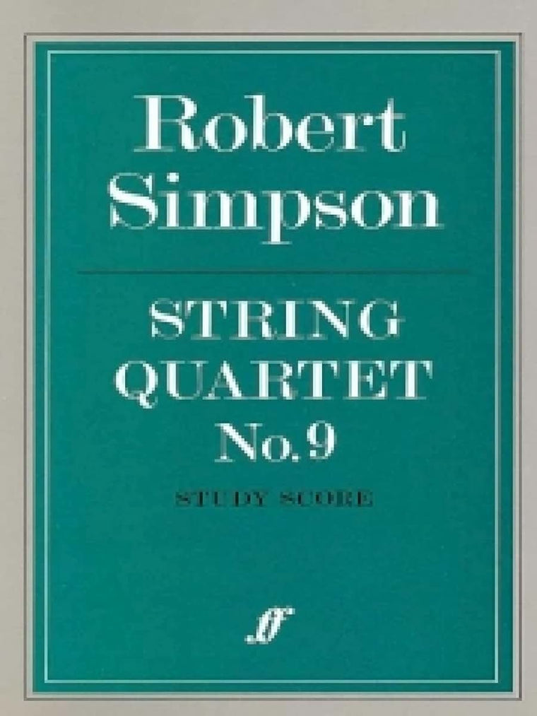 String Quartet No. 9: Study Score (Faber Edition)
