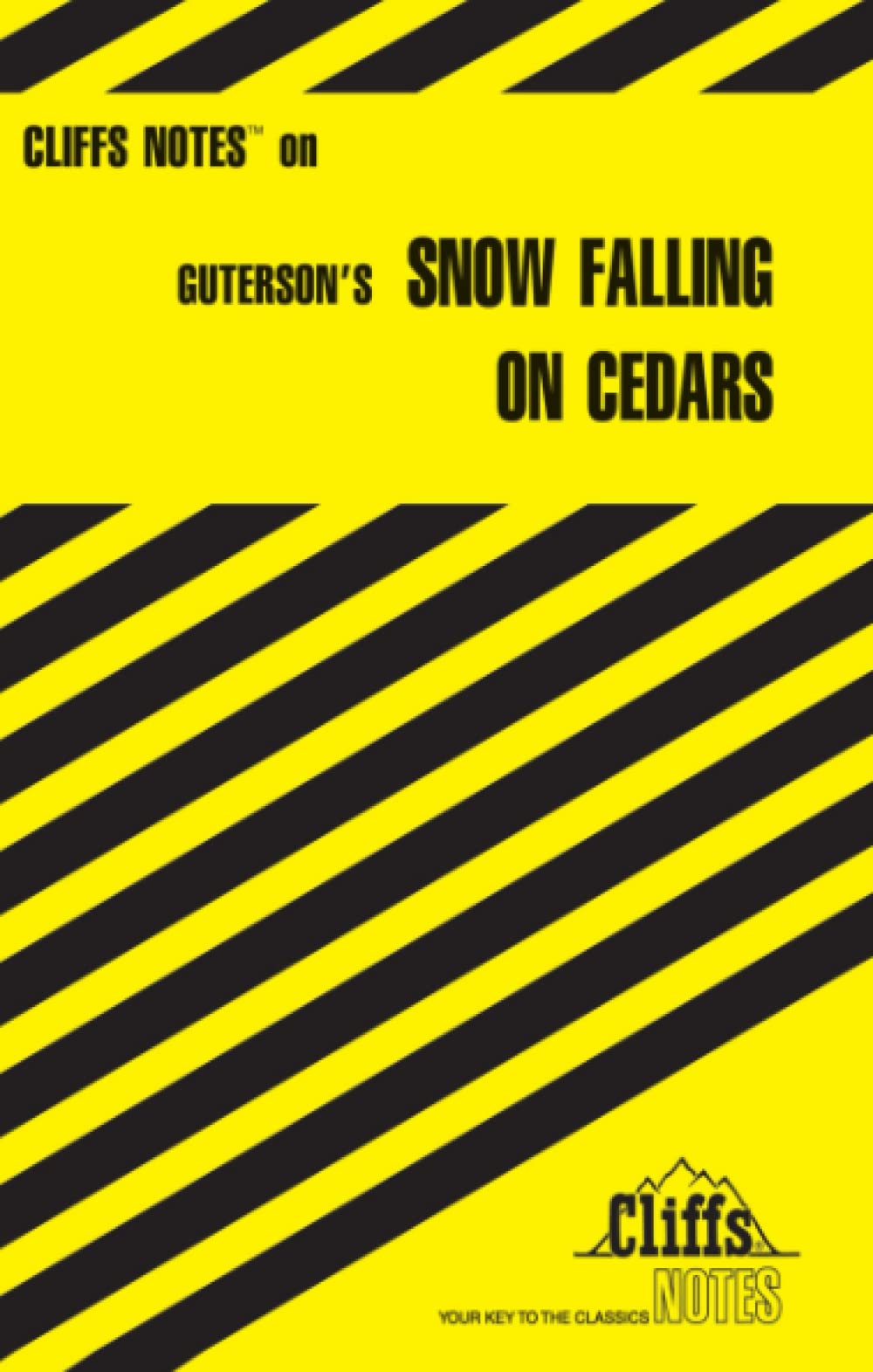 CliffsNotes on Guterson's Snow Falling on Cedars (CliffsNotes on Literature)