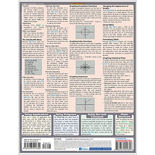 Ti 84 Plus Calculator (Quick Study Academic)
