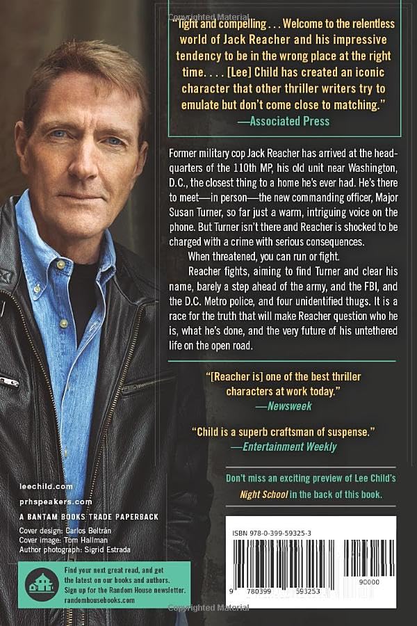 Jack Reacher: Never Go Back: A Jack Reacher Novel
