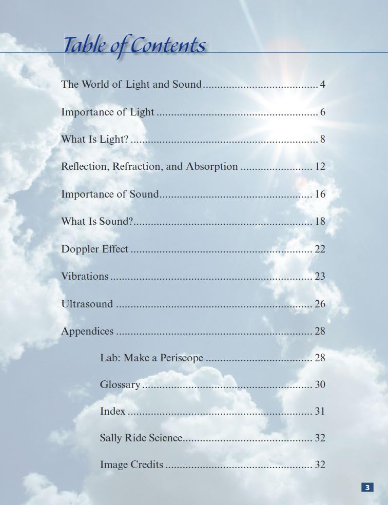 All About Light and Sound: Physical Science (Science Readers)