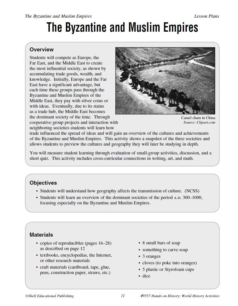 Hands-on History: World History Activities - Teacher Resource Provides Fun Games and Simulations that Support Hands-On Learning (Social Studies Classroom Resource)