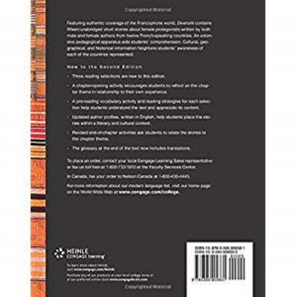 Diversite: La Nouvelle Francophone: An Intermediate Reader and Francophone Anthology, 2nd Edition
